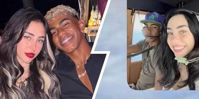 Yamal tình tứ với rapper hơn 6 tuổi trên trực thăng 1 Chuyến đi chơi của Yamal với Nicole