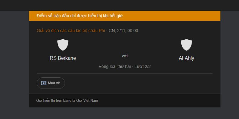 Soi Kèo Rs Berkane Vs Al-Ahly Lúc 00h00 Ngày 02/11: Vô địch CLB Châu Phi 1 Đánh giá phong độ hiện tại của RS Berkane vs AL-Ahly